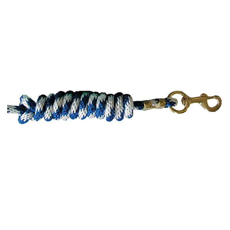 Braided Poly 8ft Lead with Solid Brass Snap