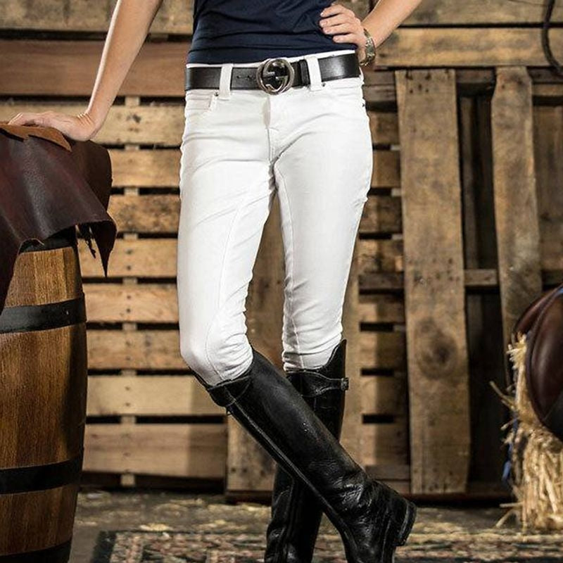 2kGrey Ladies PAS OP Knee Patch Breeches