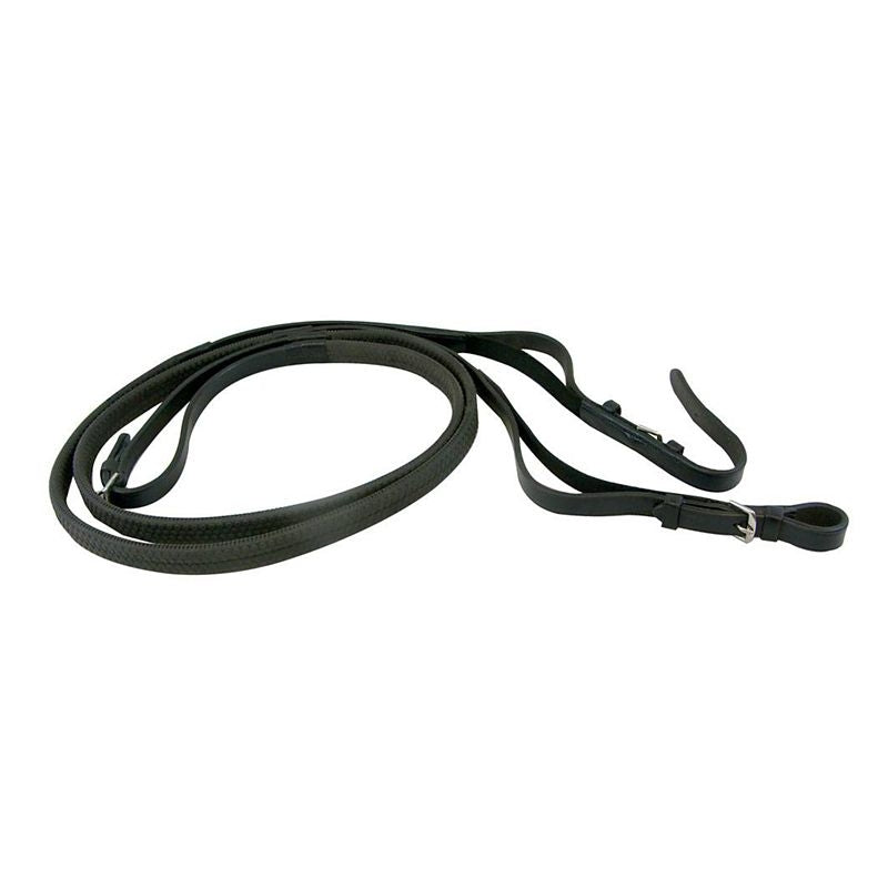 Exselle Rubber Grip Reins With Elastic