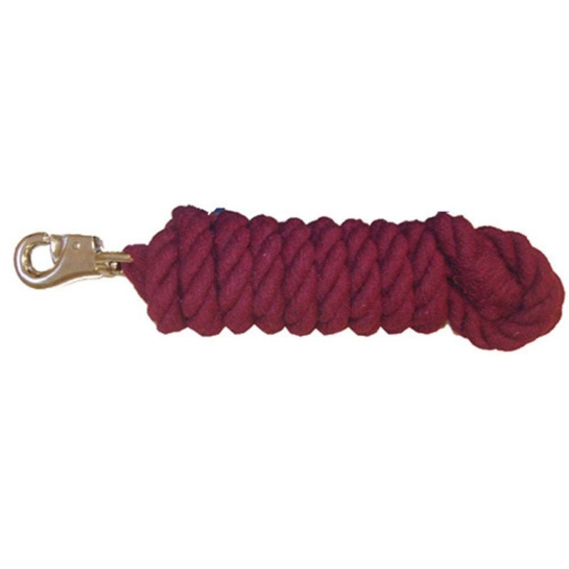 Cotton Lead Rope With Bull Snap