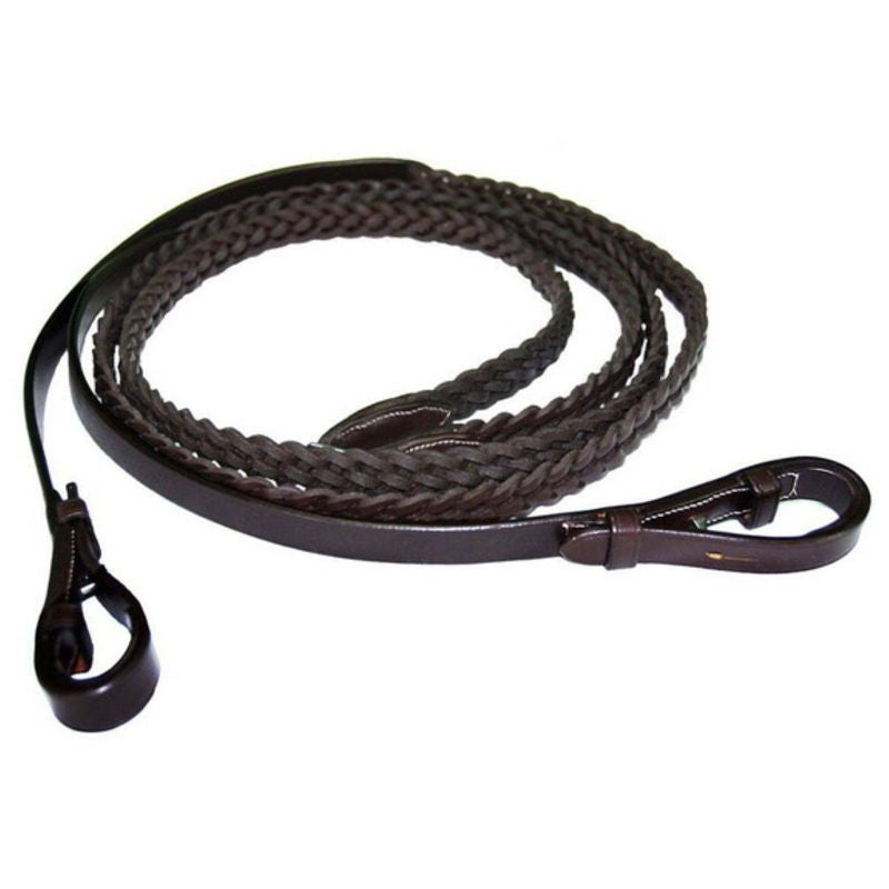 Exselle Elite Plaited Leather Reins