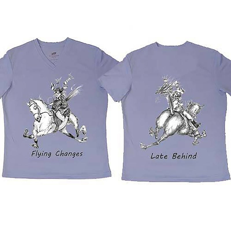 Intrepid Flying Lead Changes VNeck TShirt
