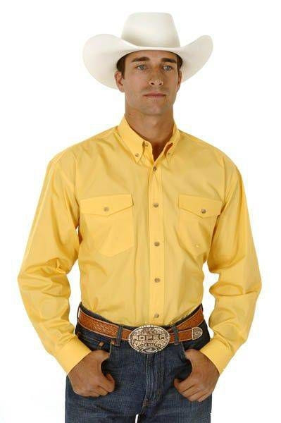 Roper Mens Poplin LS Button Down XXl Wht