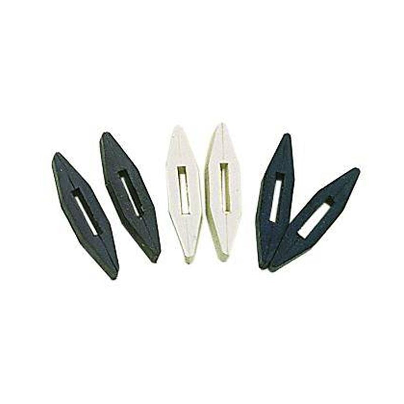 Perris Rubber Rein Stops Black