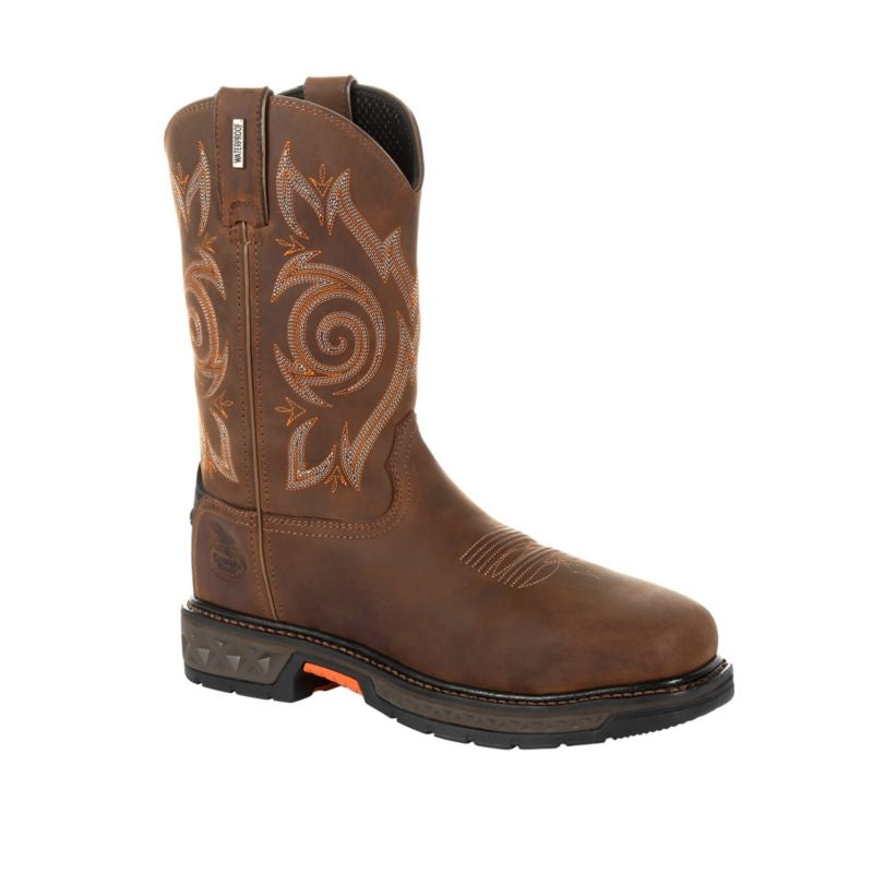 Georgia Boot Mens SqToe Steel Toe Boot