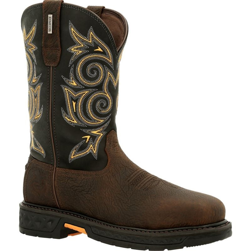Georgia Boot Mens Sq Toe Steel Toe Boot