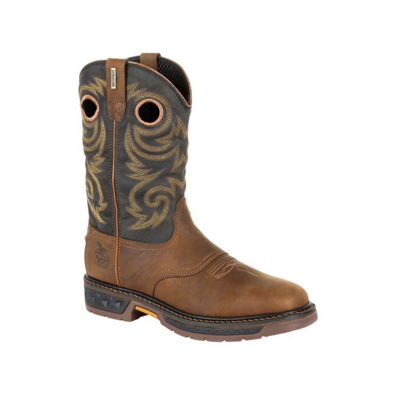 Georgia Boot Mens WP Sq Toe Boots