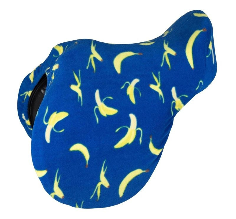 Shires Printed Fleece Saddle Cover