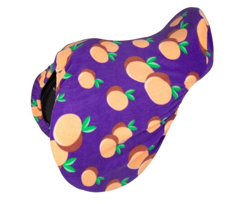 Shires Printed Fleece Saddle Cover