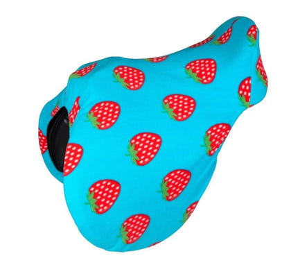Shires Printed Fleece Saddle Cover