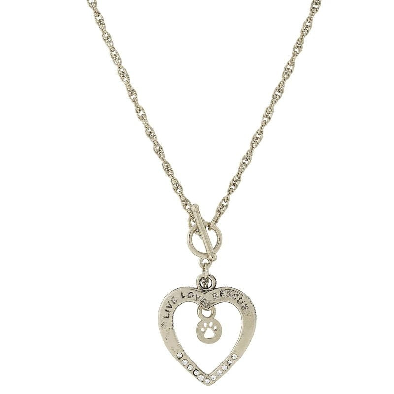 1928 Jewelry Live Love Rescue Necklace