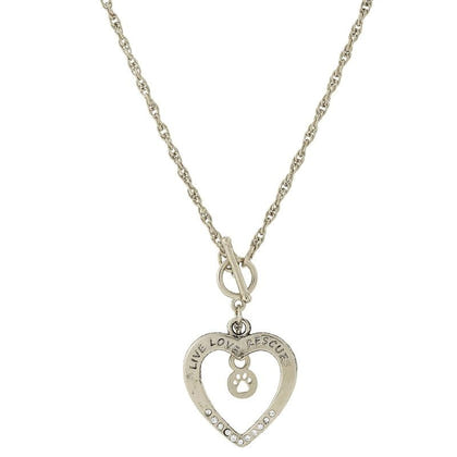 1928 Jewelry Live Love Rescue Necklace