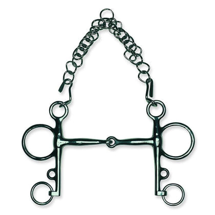 Metalab Jointed 13 Mm Pelham With Curb Chain