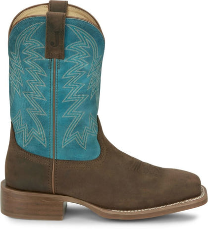 Justin Mens War Dog Sq Toe Boots