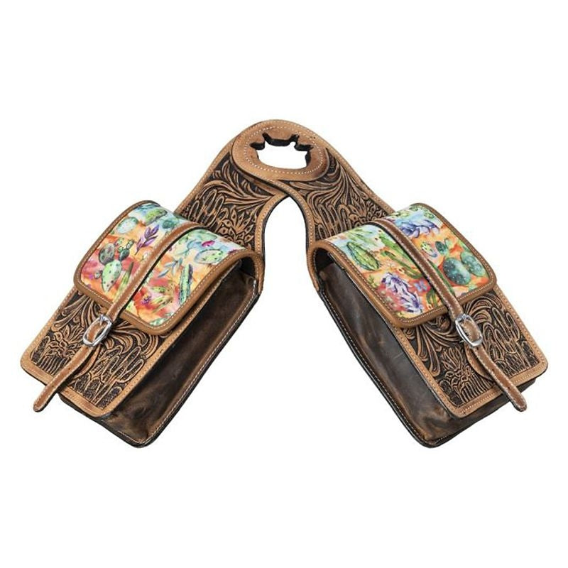 Tough1 Printed Leather Horn Bag