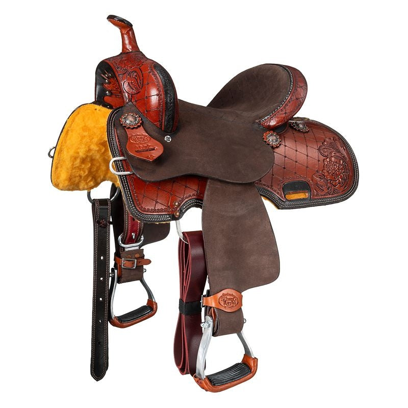 Silver Royal Youth Webber Barrel Saddle