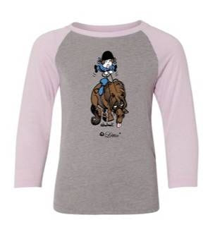 Thelwell Kids Cotton T Shirt XSmall Tongue/Lilac