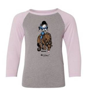 Thelwell Kids Cotton T Shirt XSmall Tongue/Lilac