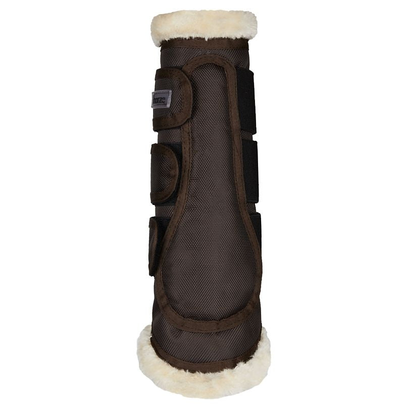 Horze Brushing Boots With Faux Fur