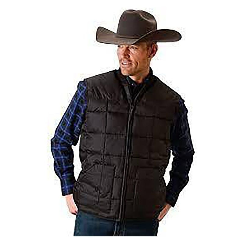 Roper Mens Rangegear Down Vest LG Black