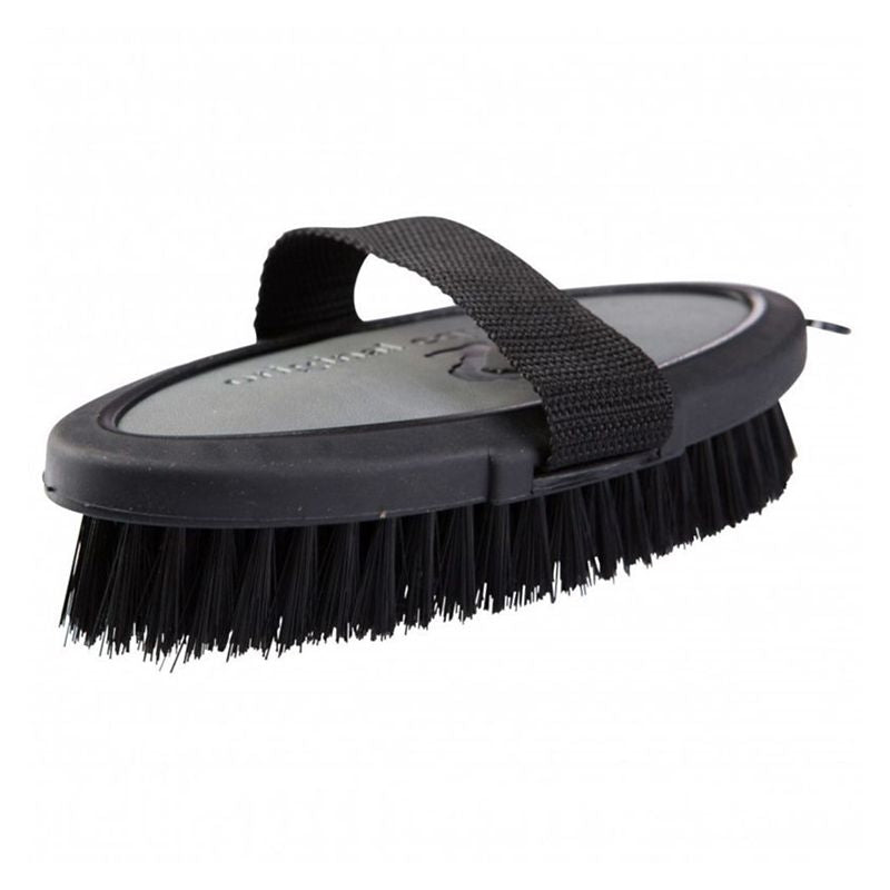 Horze Maddox Leather Handle Body Brush