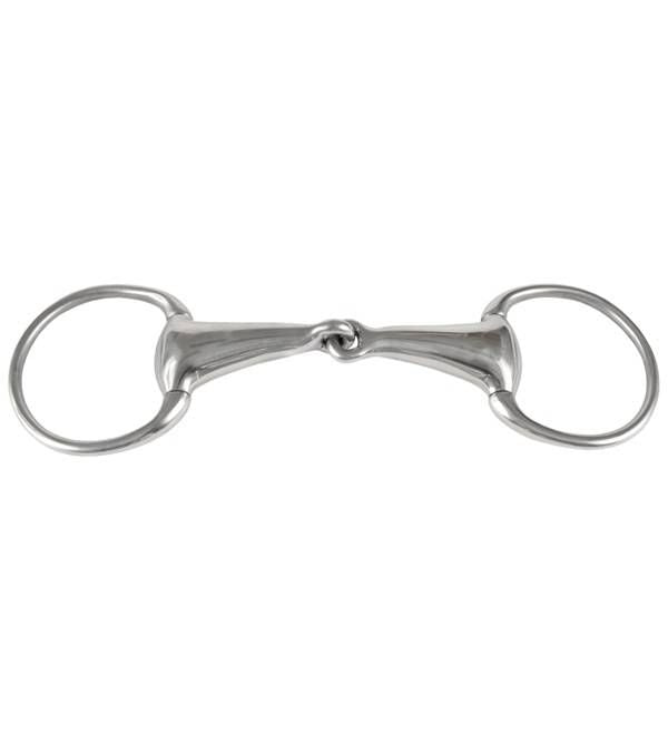 Jacks Eggbutt Hollow Mouth Bit Stainless Steel 5In