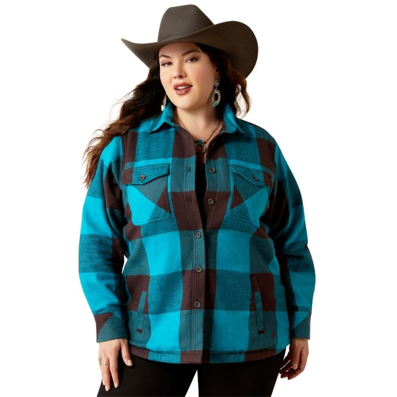 Ariat Ladies Plaid Shirt Jacket