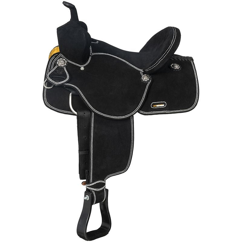 King Series Suede Bear Trap Saddle