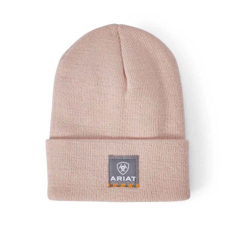 Ariat Ladies Rebar Watch Cap Rose Smoke One Size