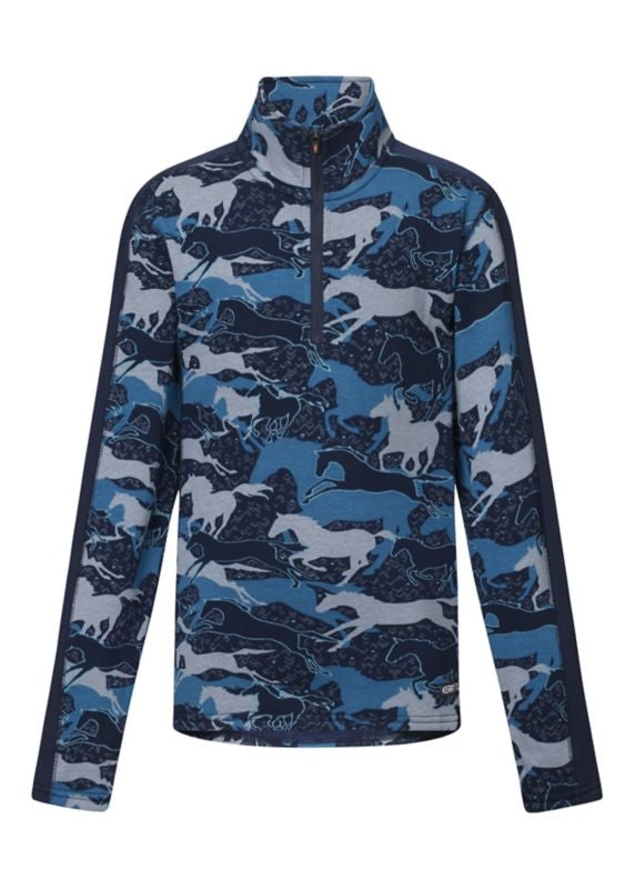 Kerrits Kids Plush Print Fleece Zip