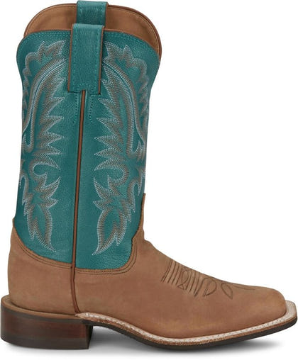 Justin Ladies Shay Square Toe Boots
