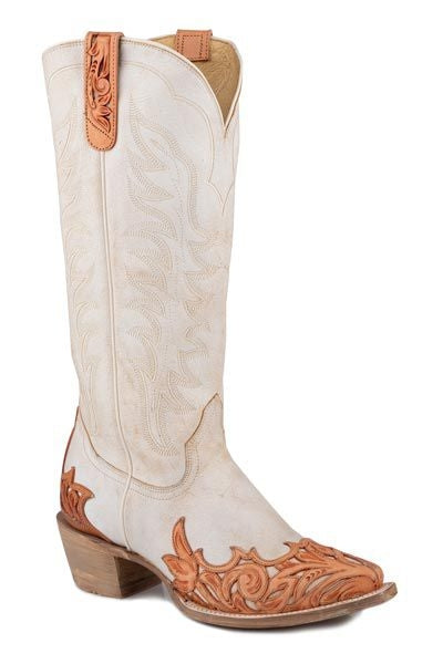 Roper Ladies Natural Snip Toe Boots