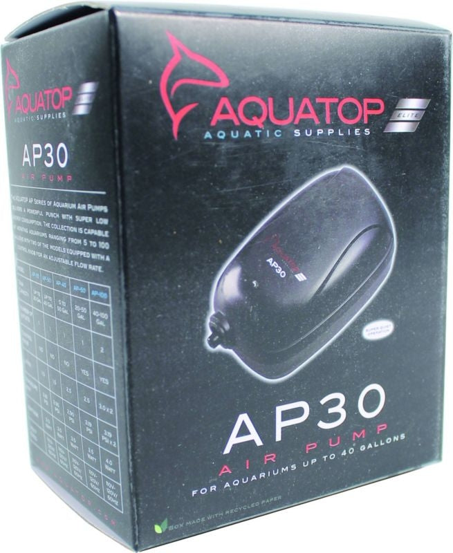 Aquatop Air Pump Single Outlet 20 30 Gallon