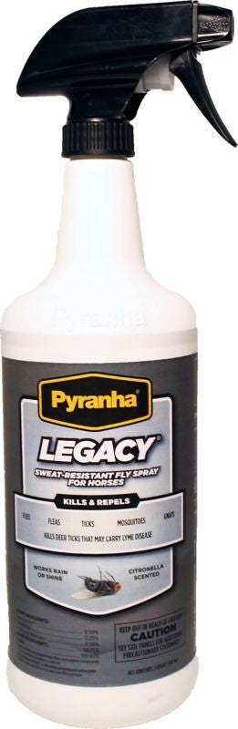 Pyranha Legacy Sweat Proof Fly Spray 32 Oz.