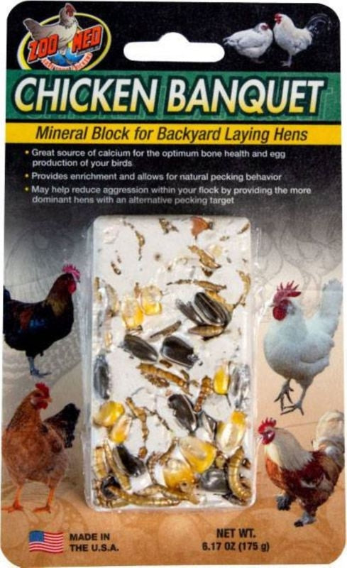 Zoo Med Chicken Banquet Block 6.17 Oz