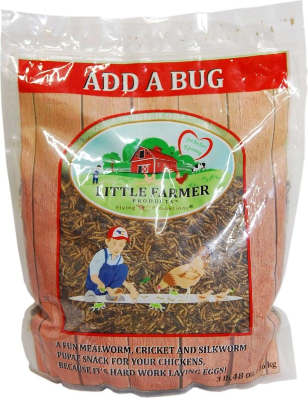Little Farmer Add A Bug Chicken Treat 3 Lb