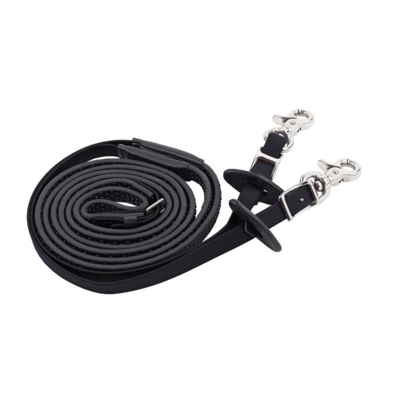 Zilco R Grip Endurance Reins Black 8.5Ft Long