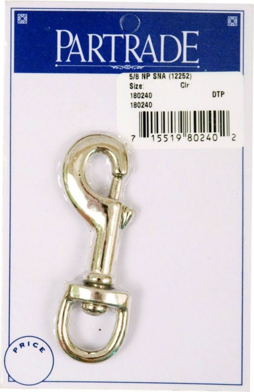 Metalab 5/8In Nickel Plated Snap 1 Per Pack