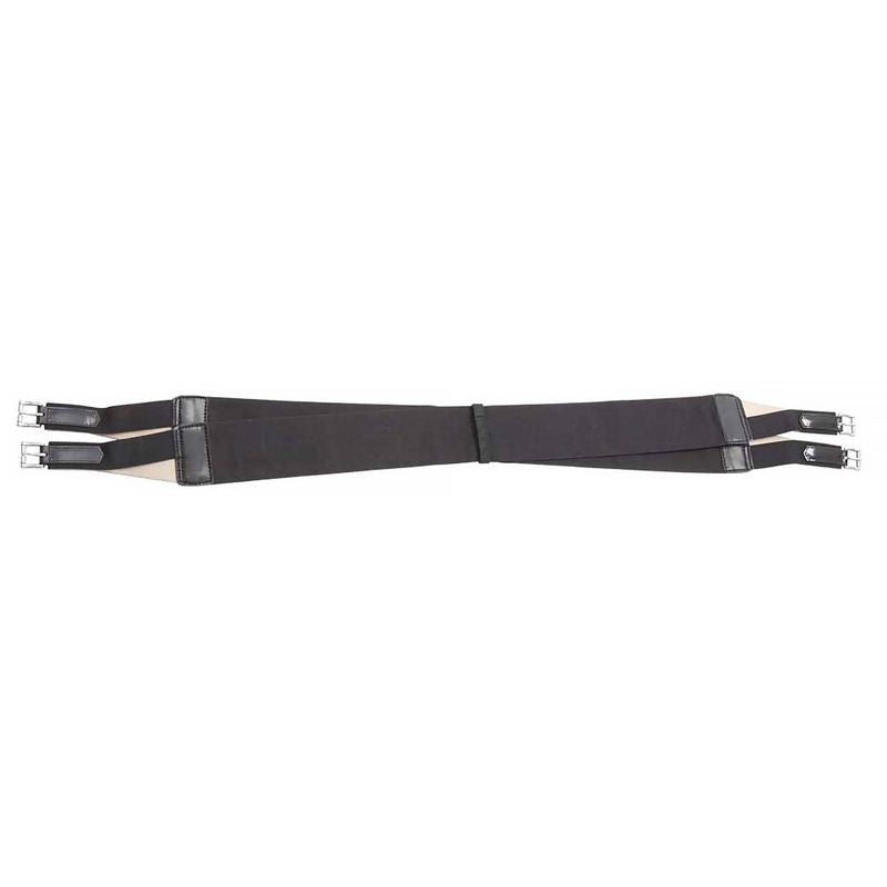 Zilco Cotton Double Girth Elastic 2 Ends Black 52