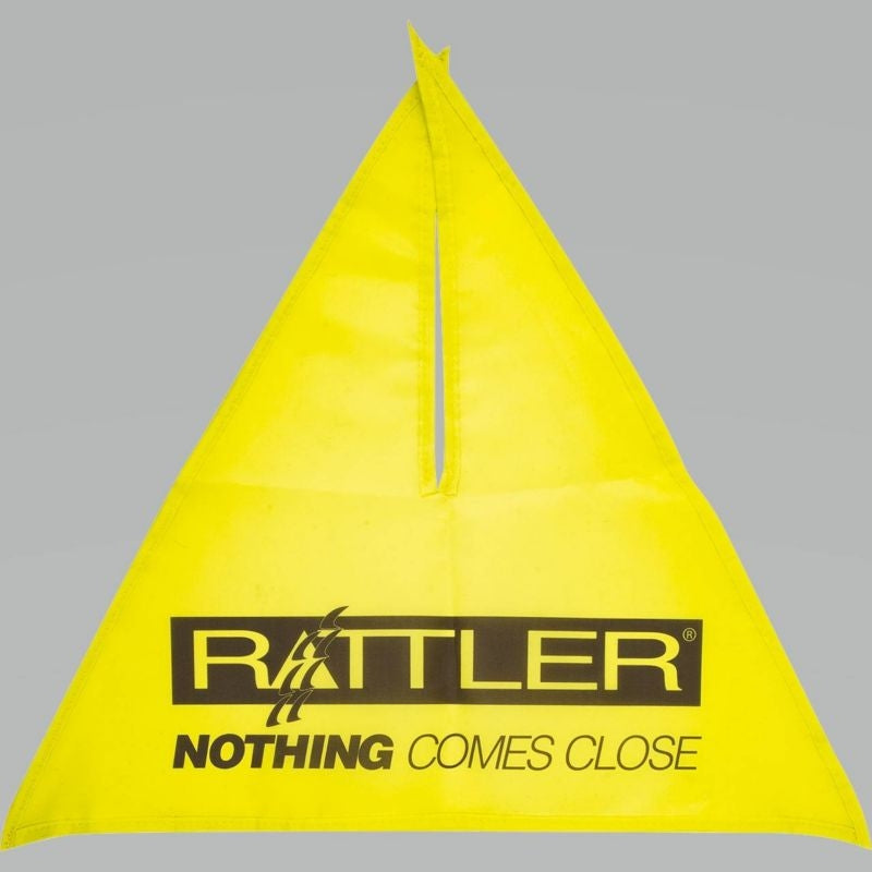 Rattler Rope Breakaway Flags Neon Yellow 4 Pack