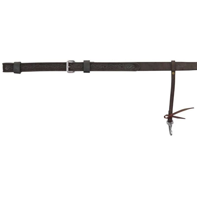 Circle Y Roughout Floral Flank Cinch Chocolate 1.5