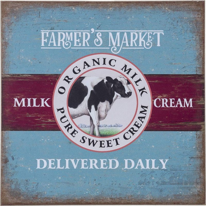 Wall Decor Organic Milk