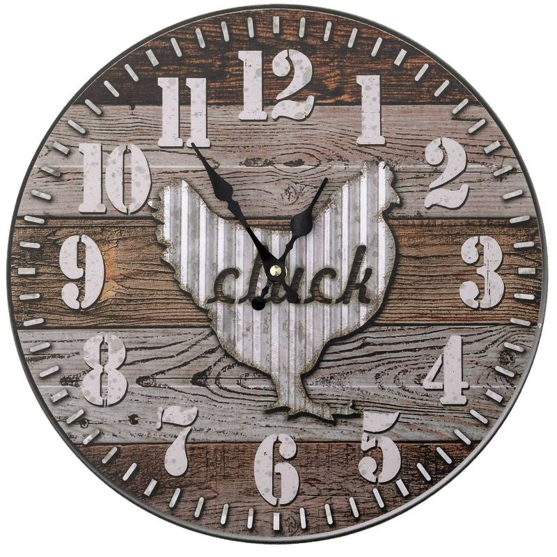 Wall Clock Chicken/Cluck