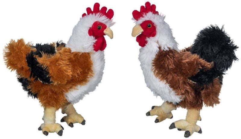 Plush Rooster 10In