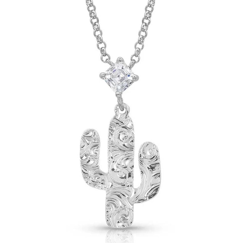 Montana Silversmiths Dream Big Cactus Necklace