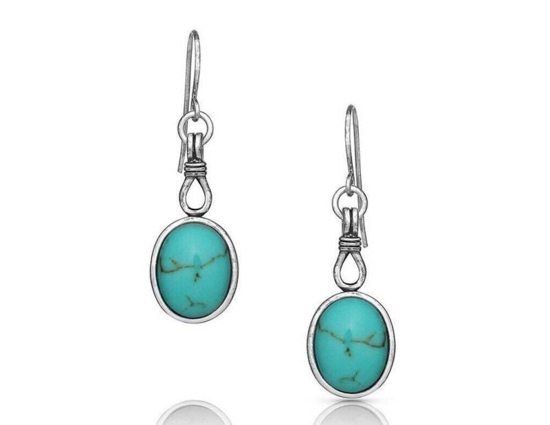 Montana Silversmiths Caught In Turquoise Earrings
