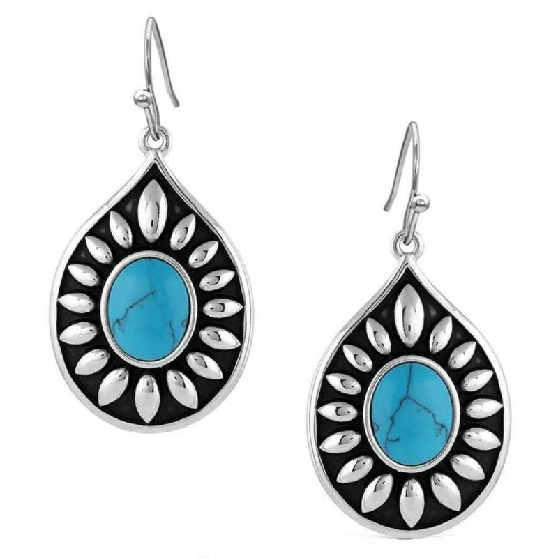 Montana Silversmiths Beaming Turquoise Earrings