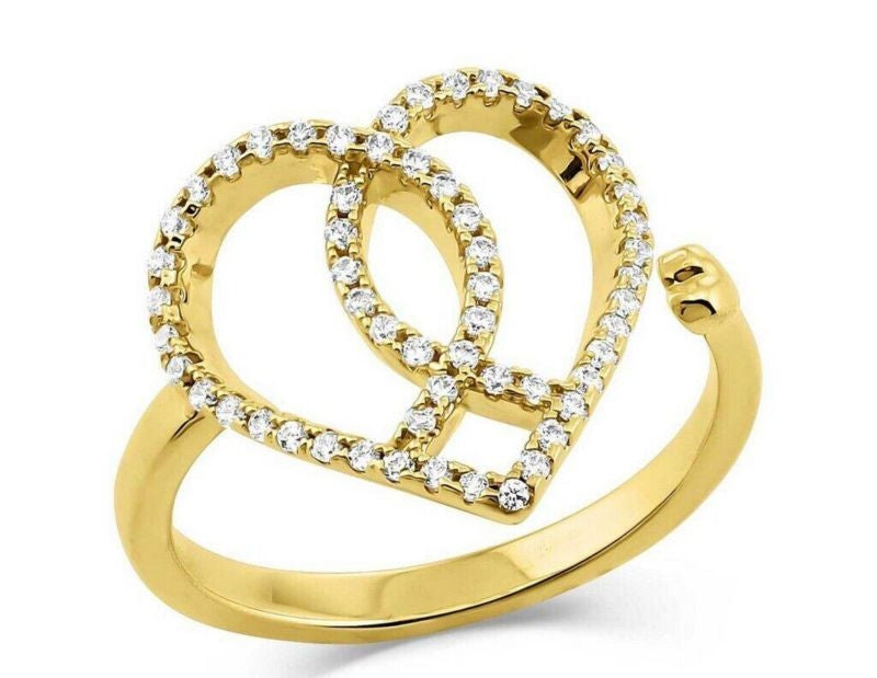 Montana Silversmiths Connected Faith Heart Ring