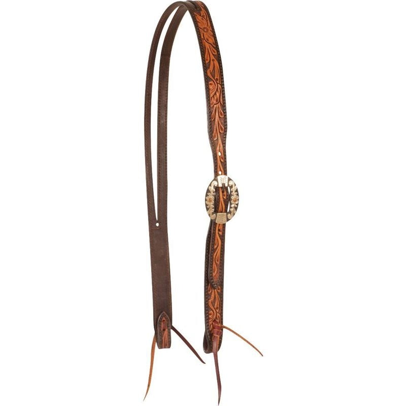 Split Ear Two Tone Headstall Chestnut/Chocolate