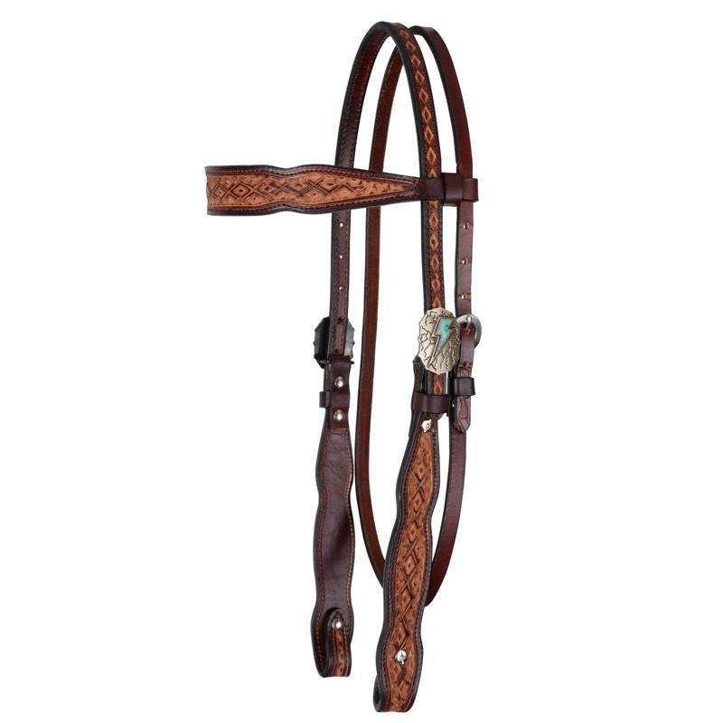 Circle Y Montana Browband Headstall Vintage Horse